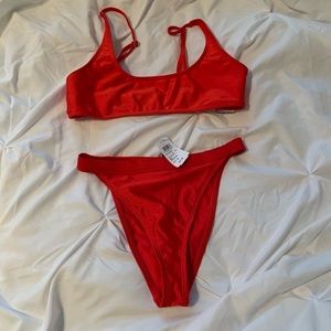 Red Windsor Bathing Suit